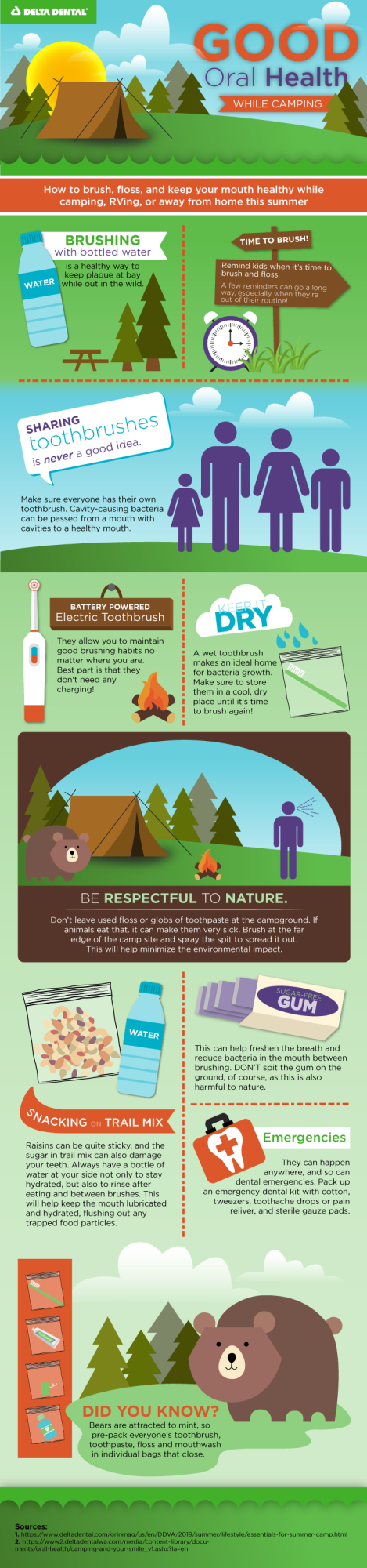 Maintain a healthy mouth while camping with our outdoor oral health tips.