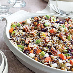 Wild Rice Stuffing with Toasted Pecans
